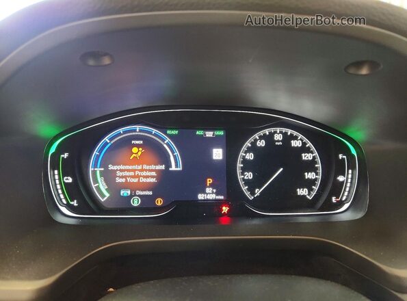 19XZE4F92LE000339 2020 HONDA INSIGHT Темно-бордовый Вид щитка приборов