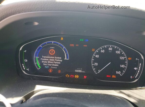 19XZE4F92NE007875 2022 HONDA INSIGHT Белый Вид щитка приборов