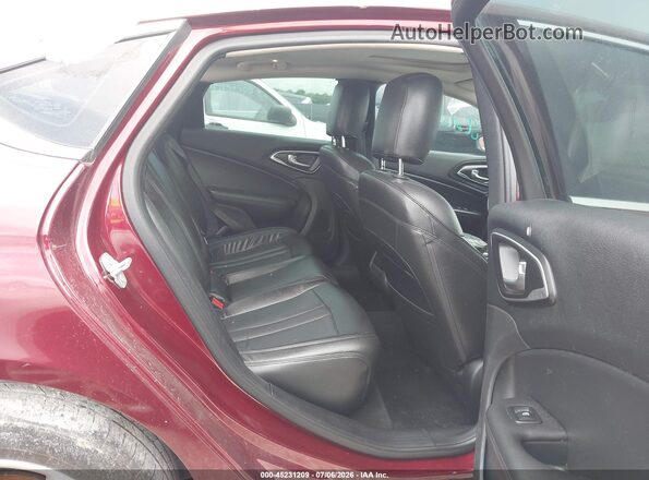 1C3CCCAB0GN129167 2016 CHRYSLER 200 Maroon Widok naklejki z numerem VIN