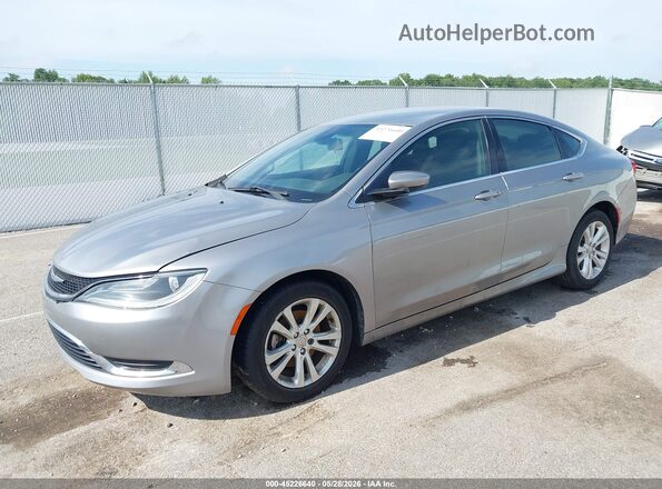 1C3CCCAB0GN150794 2016 CHRYSLER 200 Серебряный Передняя левая четверть