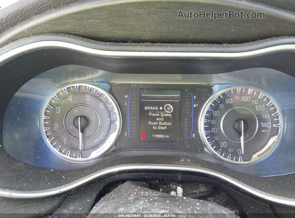 1C3CCCAB0GN150794 2016 CHRYSLER 200 Серебряный Вид задних сидений