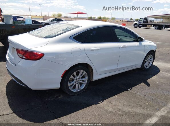 1C3CCCAB1GN136287 2016 CHRYSLER 200 White უკანა მარჯვენა