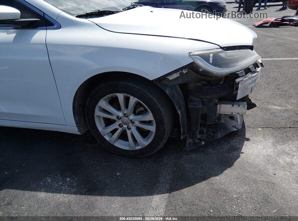 1C3CCCAB1GN136287 2016 CHRYSLER 200 White წინა ხედი