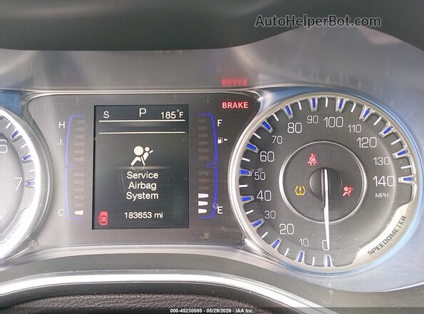 1C3CCCAB1GN136287 2016 CHRYSLER 200 White უკანა სავარძლების ხედი