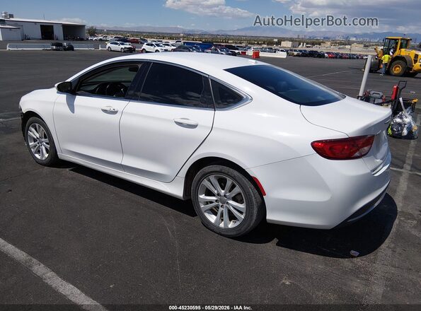 1C3CCCAB1GN136287 2016 CHRYSLER 200 White უკანა მარცხენა