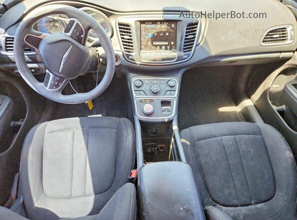 1C3CCCAB1GN166096 2016 CHRYSLER 200 Бордовый Вид панели приборов