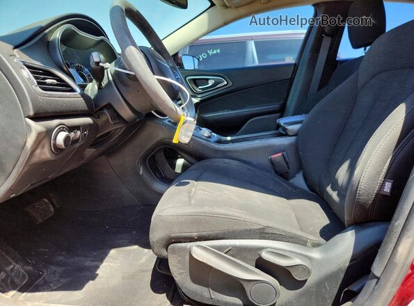 1C3CCCAB1GN166096 2016 CHRYSLER 200 Бордовый Вид салона спереди