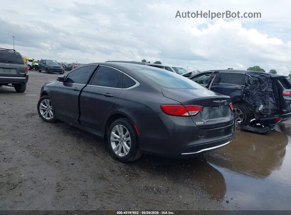 1C3CCCAB2GN144074 2016 CHRYSLER 200 Серый Задняя левая четверть