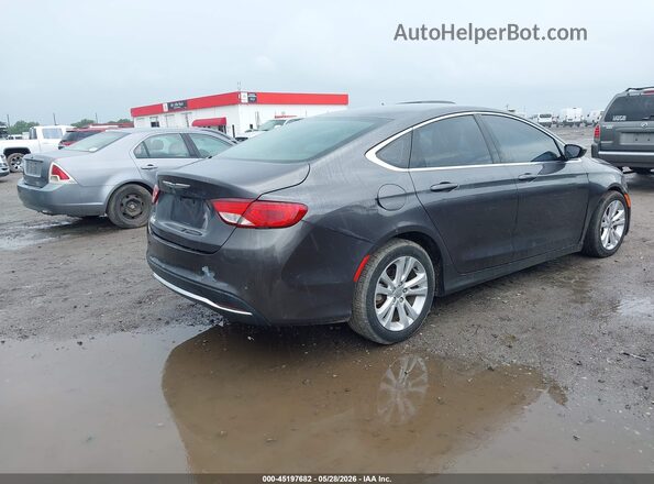 1C3CCCAB2GN144074 2016 CHRYSLER 200 Серый Задняя правая четверть