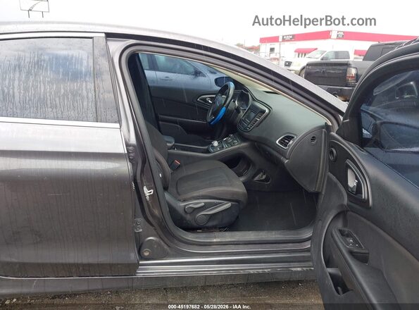 1C3CCCAB2GN144074 2016 CHRYSLER 200 Серый Вид салона спереди