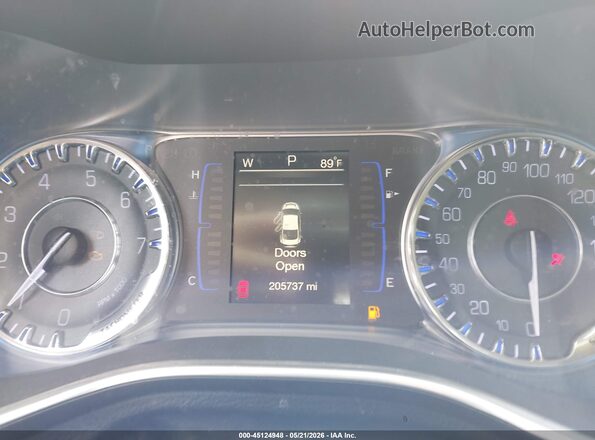 1C3CCCAB2GN152661 2016 CHRYSLER 200 Black Հետևի նստատեղերի տեսք