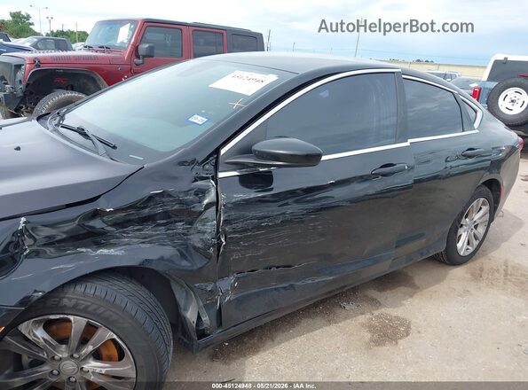 1C3CCCAB2GN152661 2016 CHRYSLER 200 Black Դիմացի տեսք