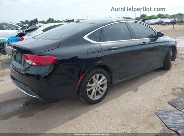 1C3CCCAB2GN152661 2016 CHRYSLER 200 Black Հետևի աջ