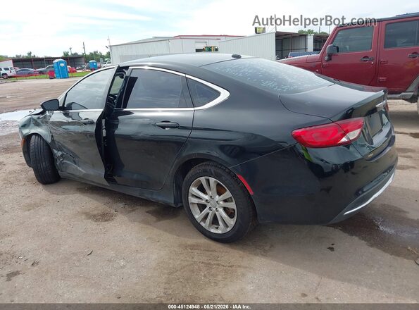 1C3CCCAB2GN152661 2016 CHRYSLER 200 Black Հետևի ձախ