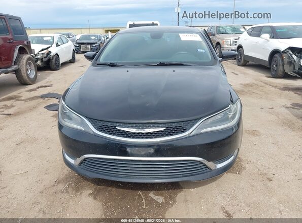 1C3CCCAB2GN152661 2016 CHRYSLER 200 Black Սարքավորումների վահանակի տեսք