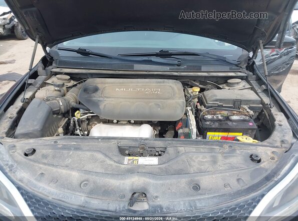 1C3CCCAB2GN152661 2016 CHRYSLER 200 Black Հետևի տեսք