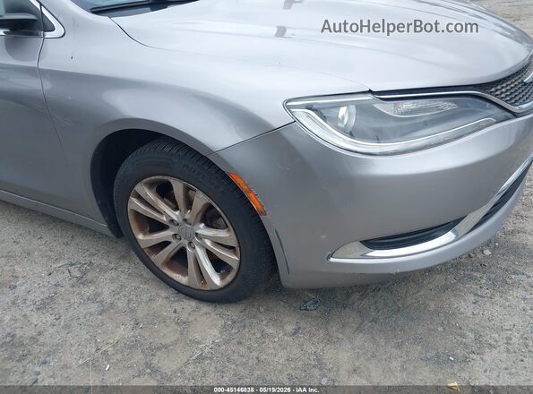 1C3CCCAB2GN176071 2016 CHRYSLER 200 Gray Вид спереду