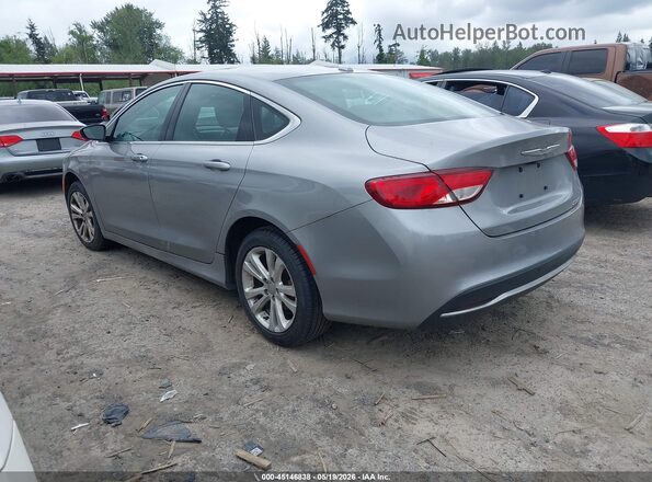 1C3CCCAB2GN176071 2016 CHRYSLER 200 Gray Задня ліва чверть