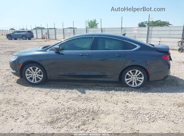 1C3CCCAB2HN502341 2017 CHRYSLER 200 Gray Widok wnętrza z tyłu