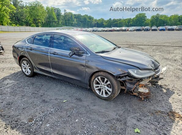 1C3CCCAB3GN124013 2016 CHRYSLER 200 Gray Front right