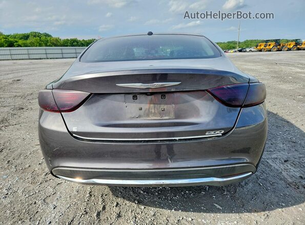 1C3CCCAB3GN124013 2016 CHRYSLER 200 Gray Rear view