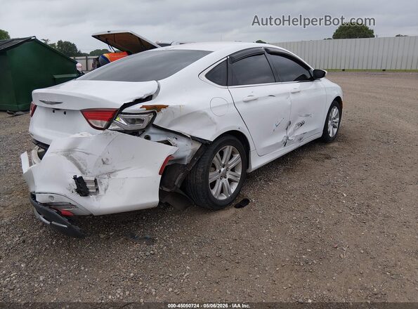 1C3CCCAB3GN136565 2016 CHRYSLER 200 White უკანა მარჯვენა