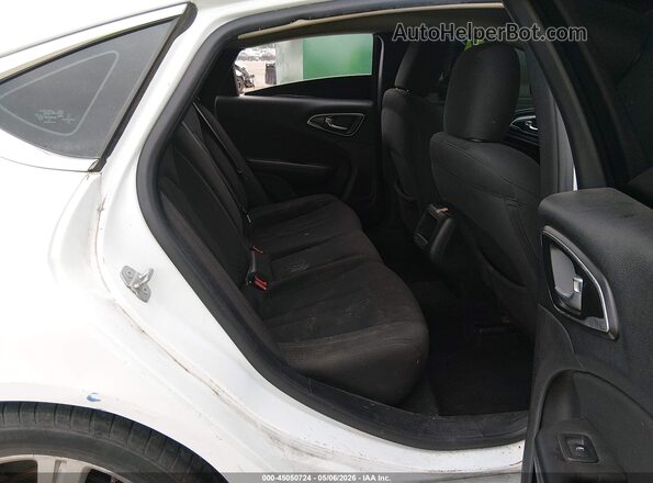 1C3CCCAB3GN136565 2016 CHRYSLER 200 White VIN კოდის სტიკერის ხედი