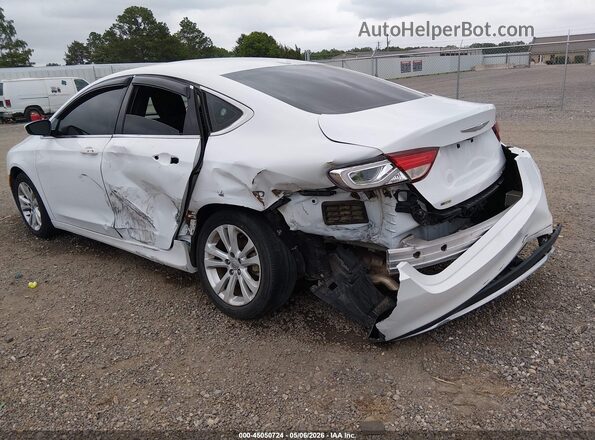 1C3CCCAB3GN136565 2016 CHRYSLER 200 White უკანა მარცხენა