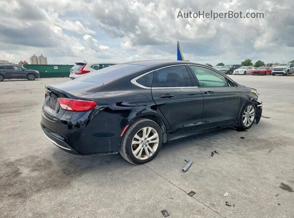1C3CCCAB3GN171901 2016 CHRYSLER 200 Черный Задняя правая четверть