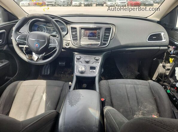 1C3CCCAB3GN171901 2016 CHRYSLER 200 Черный Вид панели приборов