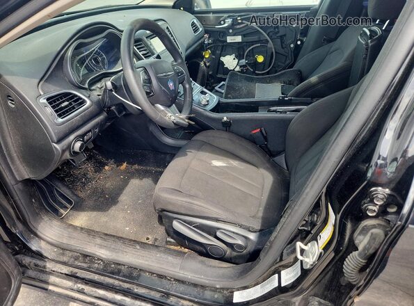 1C3CCCAB3GN171901 2016 CHRYSLER 200 Черный Вид салона спереди