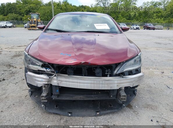 1C3CCCAB3HN501473 2017 CHRYSLER 200 Красный Вид задней части салона