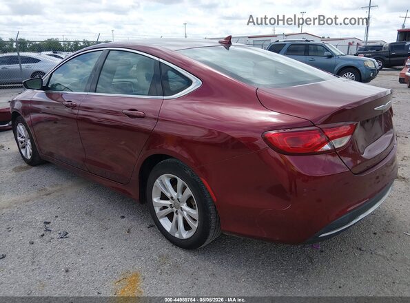 1C3CCCAB3HN501473 2017 CHRYSLER 200 Красный Задняя левая четверть