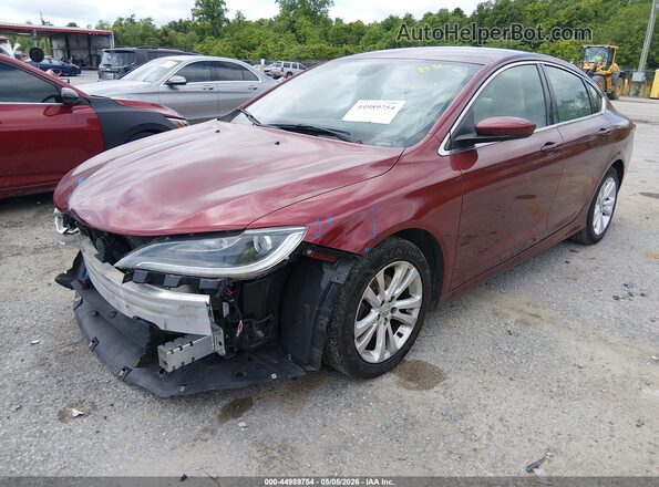 1C3CCCAB3HN501473 2017 CHRYSLER 200 Красный Передняя левая четверть