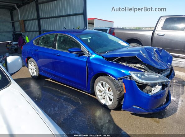 1C3CCCAB4GN181210 2016 CHRYSLER 200 Синий 