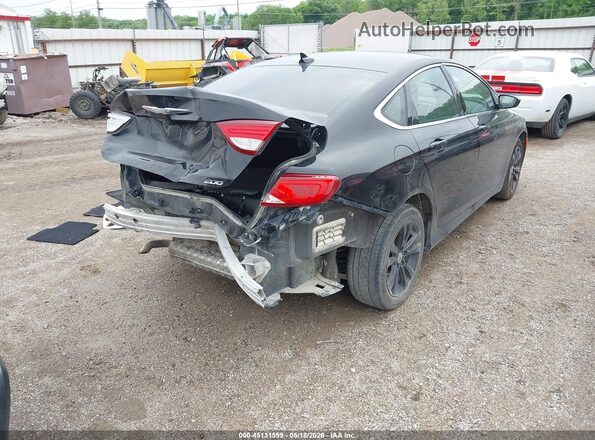 1C3CCCAB4HN504821 2017 CHRYSLER 200 Black Tył prawy