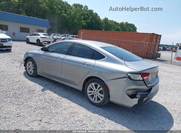 1C3CCCAB5GN128466 2016 CHRYSLER 200 Silver Задня ліва чверть