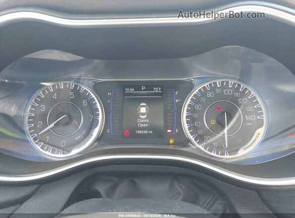 1C3CCCAB5GN128466 2016 CHRYSLER 200 Silver Вид задніх сидінь
