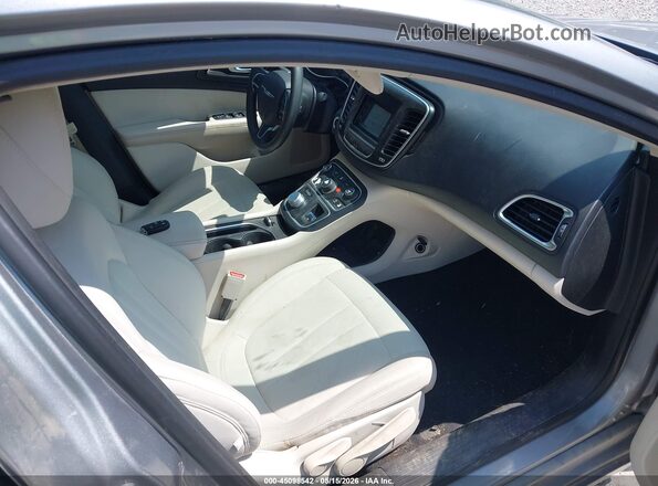 1C3CCCAB5GN128466 2016 CHRYSLER 200 Silver Вид салону спереду