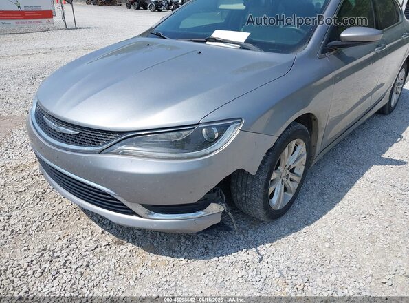 1C3CCCAB5GN128466 2016 CHRYSLER 200 Silver Вид щитка приладів