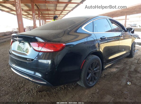 1C3CCCAB5GN160723 2016 CHRYSLER 200 Black Tył prawy