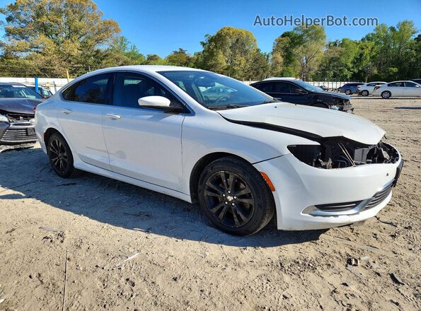 1C3CCCAB6GN121011 2016 CHRYSLER 200 Белый Передняя правая четверть