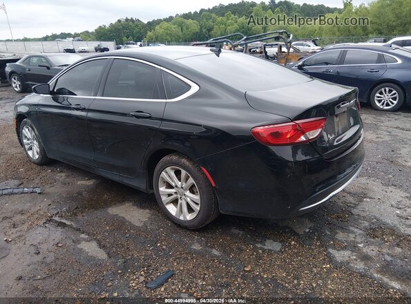 1C3CCCAB6HN507560 2017 CHRYSLER 200 Black Հետևի ձախ