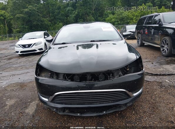 1C3CCCAB6HN507560 2017 CHRYSLER 200 Black Սալոնի հետևի տեսք