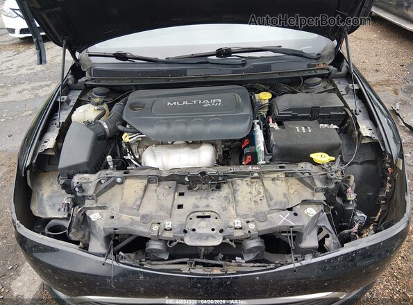 1C3CCCAB6HN507560 2017 CHRYSLER 200 Black Հետևի տեսք