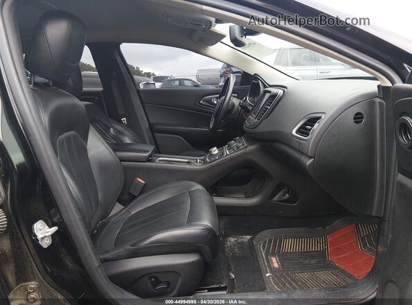 1C3CCCAB6HN507560 2017 CHRYSLER 200 Black Սալոնի դիմացի տեսք
