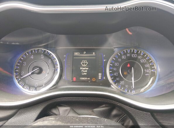 1C3CCCAB6HN507560 2017 CHRYSLER 200 Black Հետևի նստատեղերի տեսք
