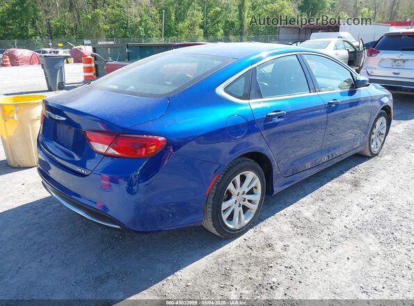 1C3CCCAB8GN169402 2016 CHRYSLER 200 Blue Tył prawy