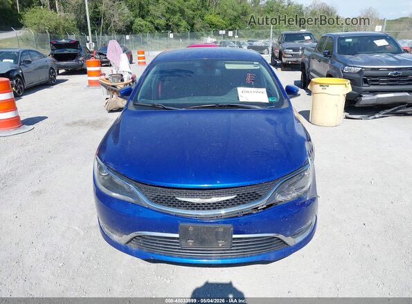 1C3CCCAB8GN169402 2016 CHRYSLER 200 Blue Widok zestawu wskaźników
