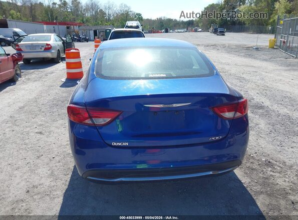 1C3CCCAB8GN169402 2016 CHRYSLER 200 Blue 